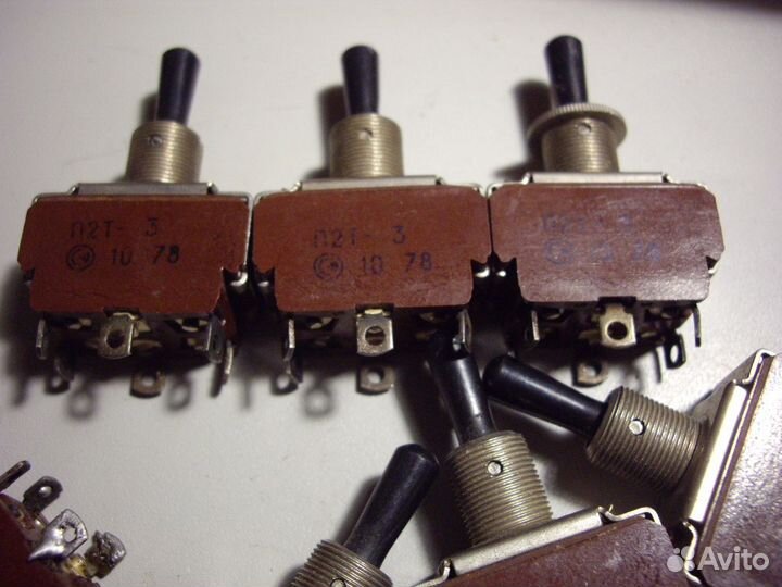 Двухполюсные тумблеры П2Т-3