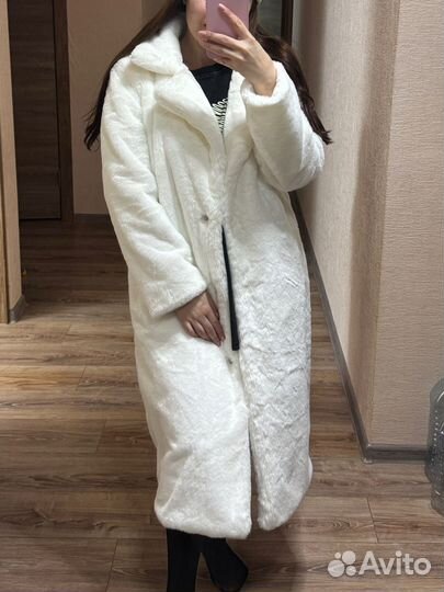 Шуба женская из искустаеного кролика