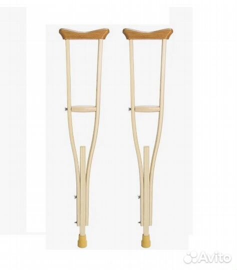 Костыли деревянные детский 01-К (новые)