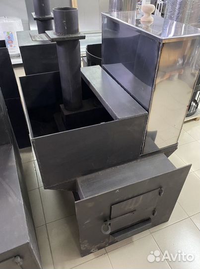 Печь банная на 3 помещения Горыныч