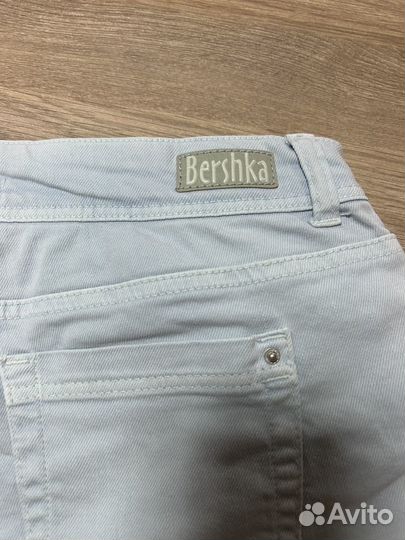 Шорты джинсовые мини bershka eur 36