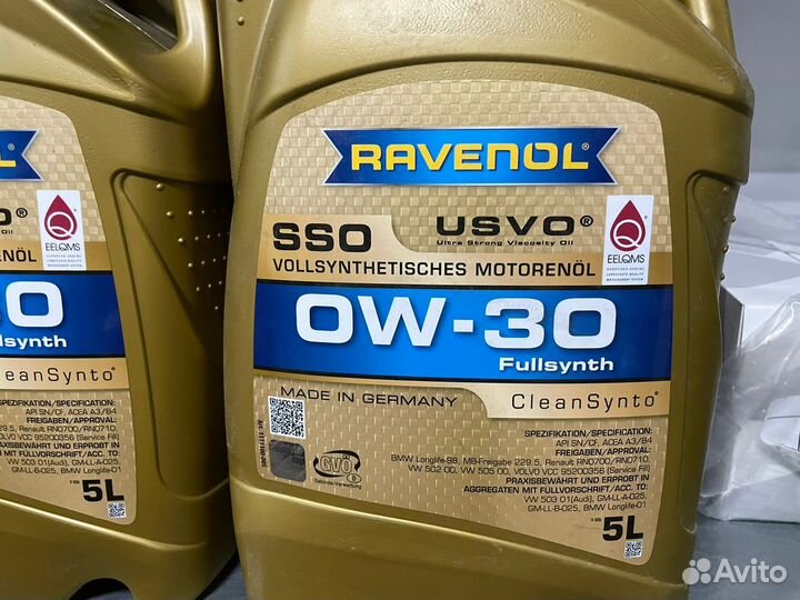Масло моторное Ravenol 0w30 SSO