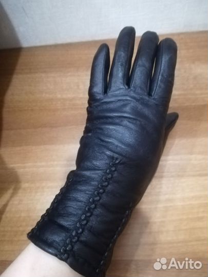 Перчатки натуральная кожа утеплённые