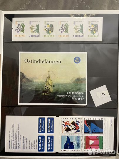 Буклеты Шведских почтовых марок 2003