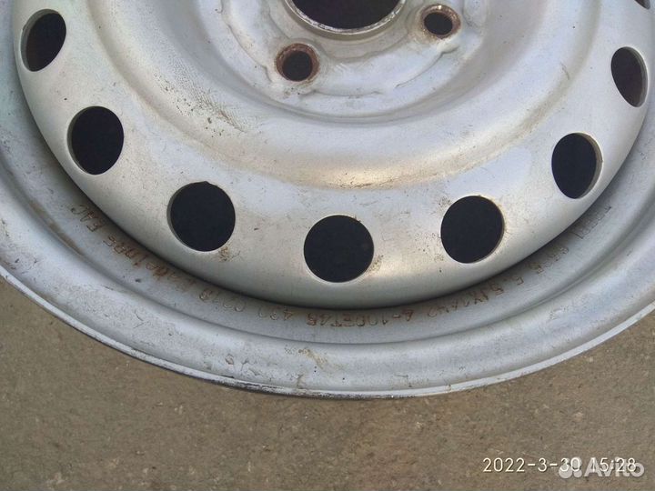 Диски штамповка r14 4x100 3шт