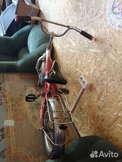 Детский велосипед с родительской ручкой