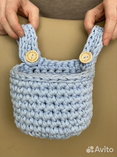 Корзинка карман для детской кроватки