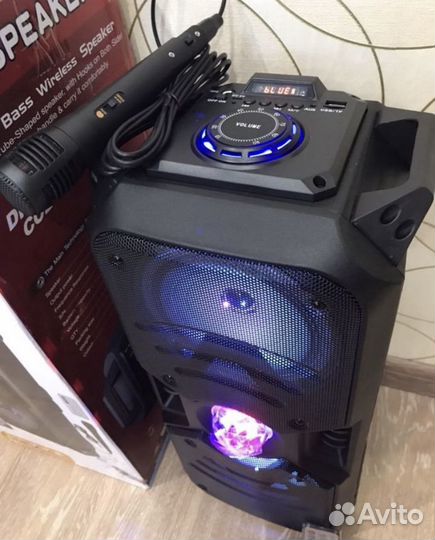 Портативная колонка с микрофоном