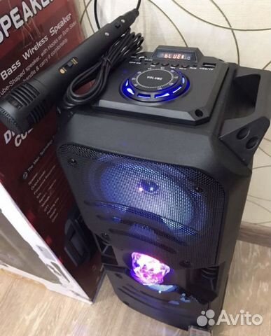 Портативная колонка с микрофоном