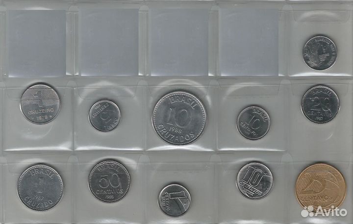 11 монет Бразилия