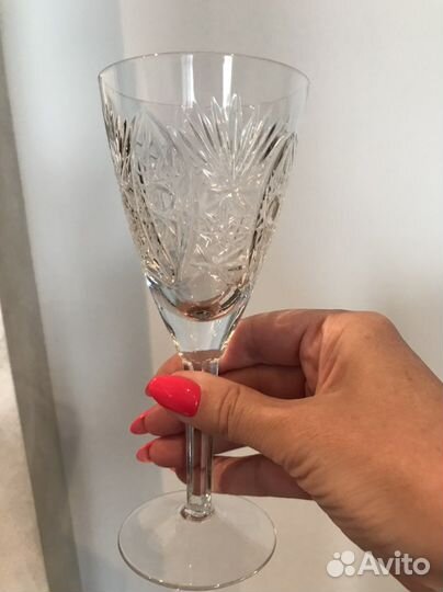 Хрустальные фужеры времен СССР