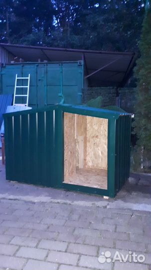 Теплая будка для собак
