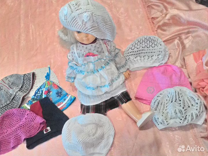 Детские шапочки и панамки