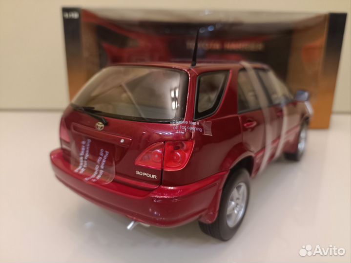 Toyota Harrier (XU10) 1997-2003 Красный 1:18