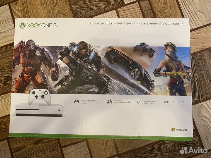 Xbox One s 1tb с играми