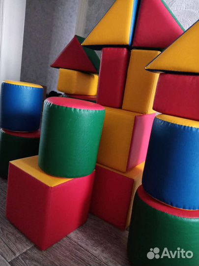 Мягкий развивающий конструктор