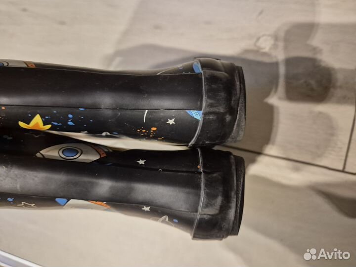 Резиновые сапоги на флисе Котофей