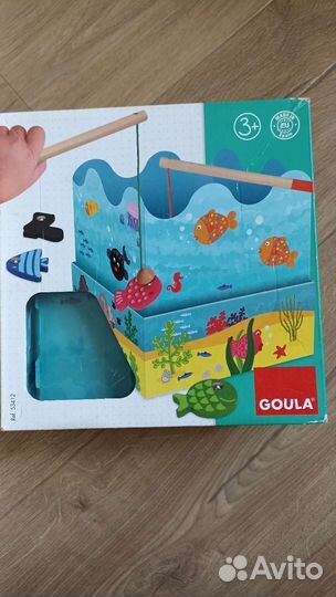 Рыбалка магнитная / игры дерево