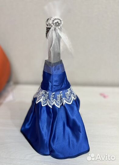 Свадебные украшения на бутылки#жених и невеста