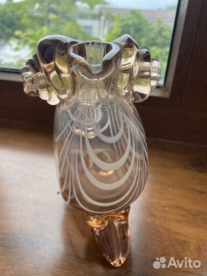 Штоф Кувшин цветное стекло СССР