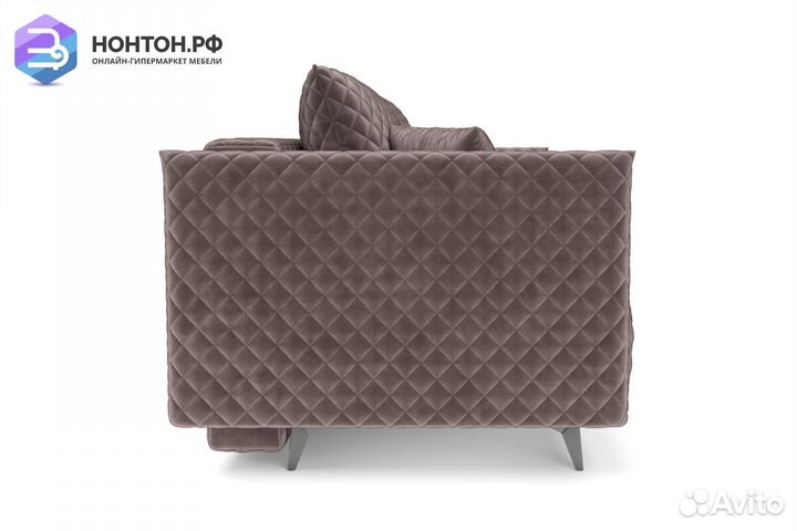 Диван тик-так Вашингтон светло-коричневый