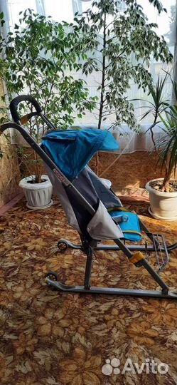 Санки коляска nika