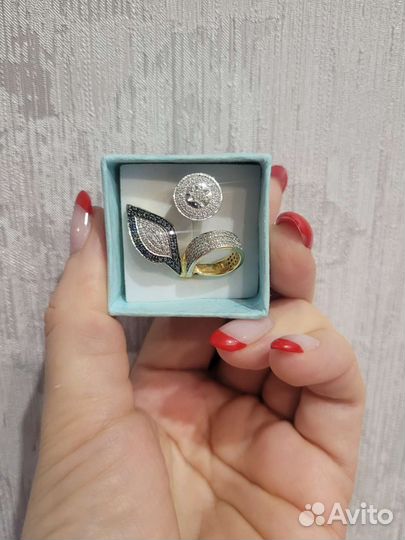 Эксклюзивное золотое кольцо с бриллиантами