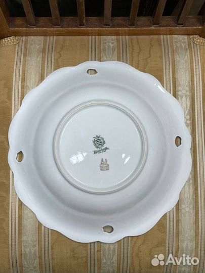 Блюдо сухарница Веймар. weimar.фарфор кобальт