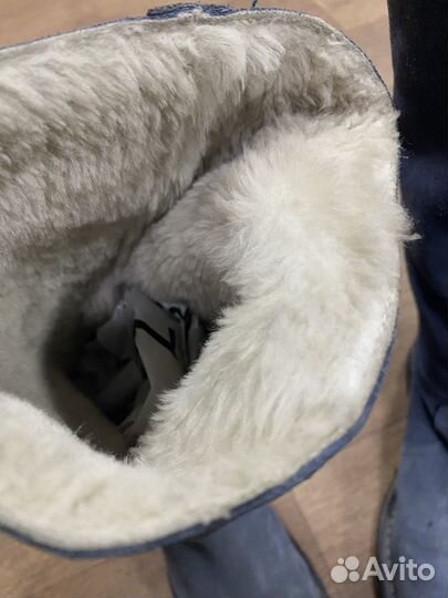 Сапоги женские зимние замша 37