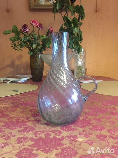 Ваза цветное стекло