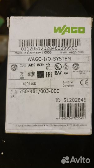 Wago I/O system 750