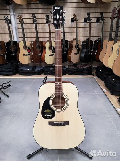 Акустическая леворукая гитара Cort AD810-LH-OP