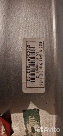 Литые диски r18 на mitsubishi lancer 10