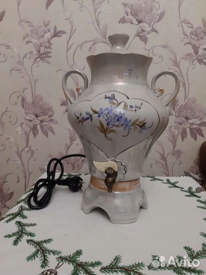 Самовар электрический фарфоровый СССР