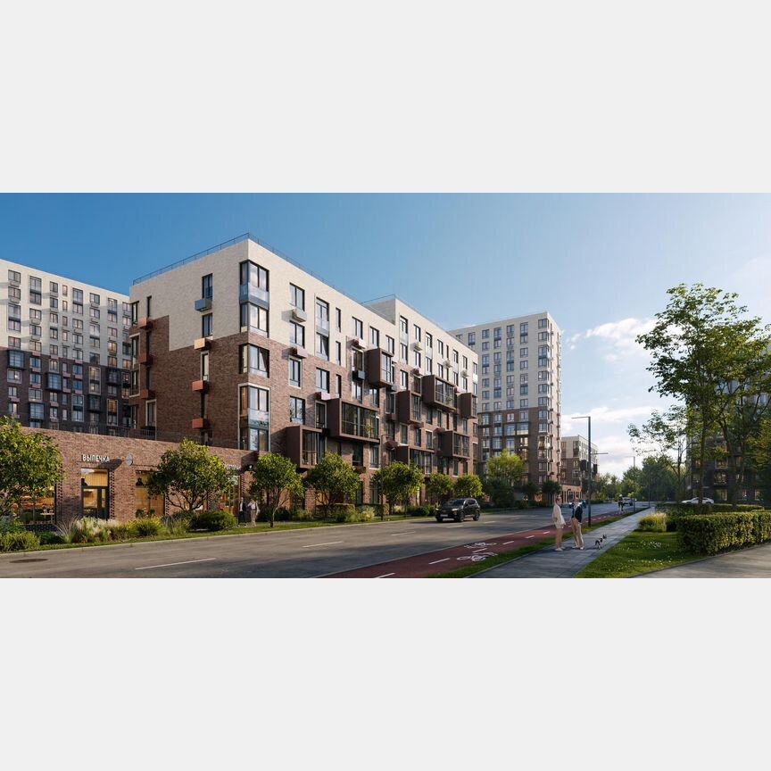 1-к. квартира, 44 м², 2/8 эт.