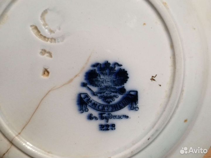 Тарелки фабрика Кузнецова