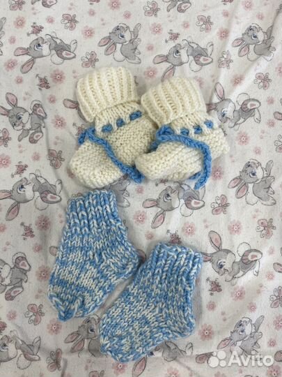 Носочки шапочки