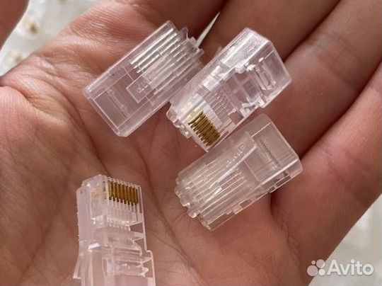 Коннекторы RJ 45 89шт