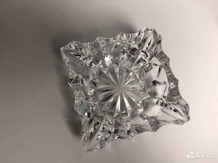 Пепельницы хрустальные 2шт