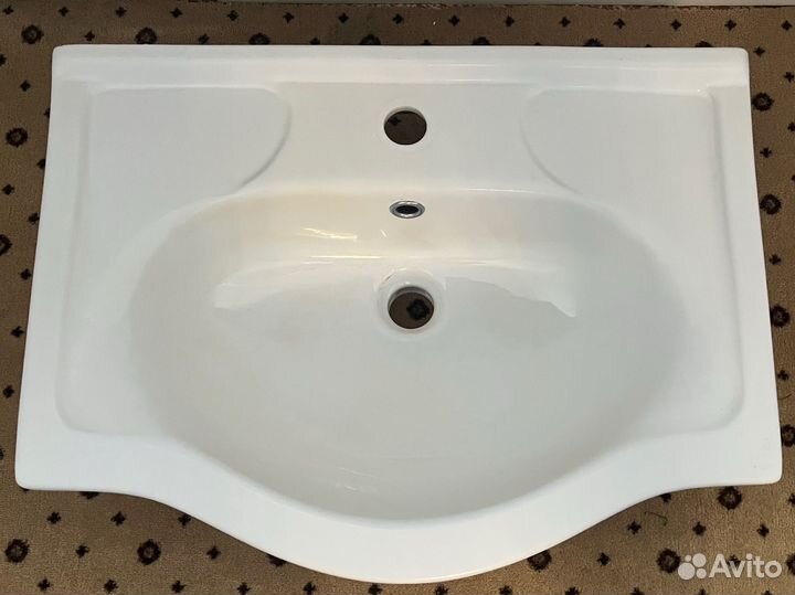 Раковина Santek в ванную накладная 60х44