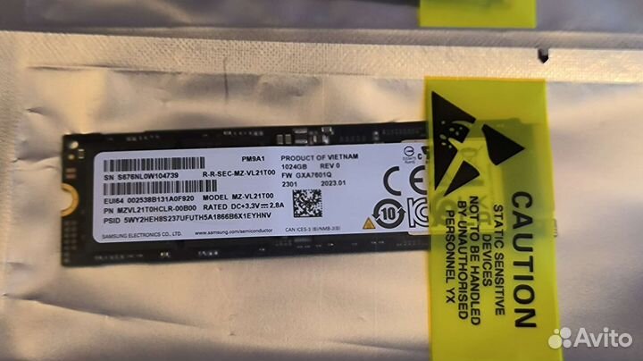 SSD nvme samsung 980 pro oem PM9A1 новые 1TB