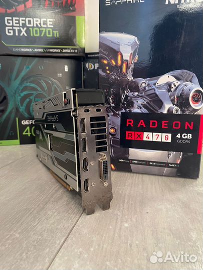 Видеокарта sapphire rx470 nitro 4gb