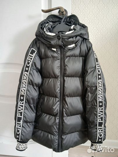 Зимнее пальто стильняшка 140 см