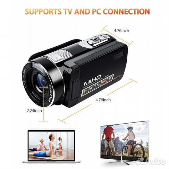 Новая 1080P Camcorder,Bekhic Infrared Night Vision