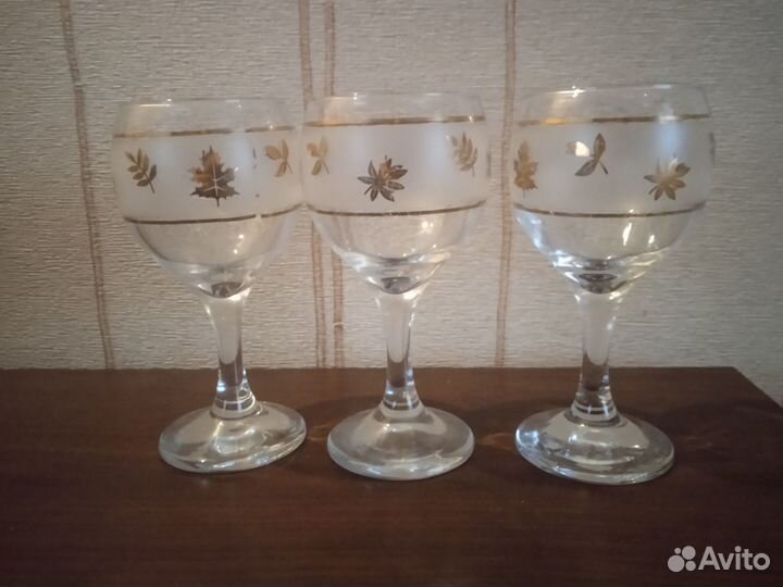 Рюмки фужеры СССР хрусталь