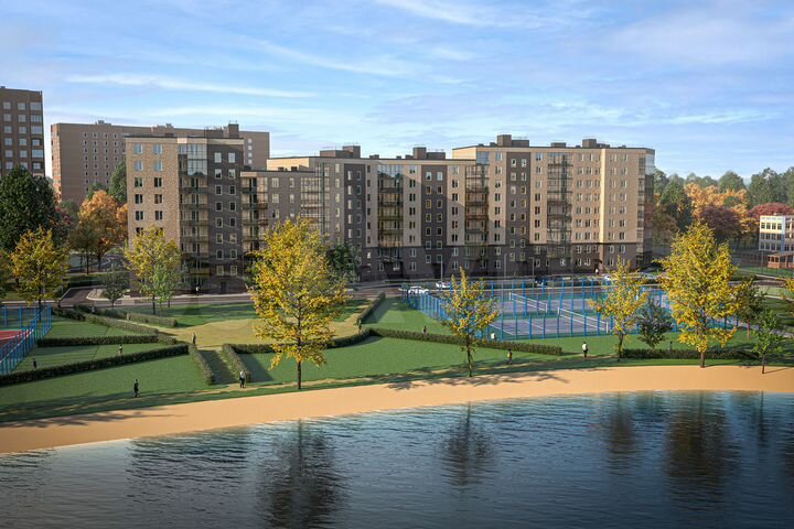 2-к. квартира, 56,6 м², 4/9 эт.