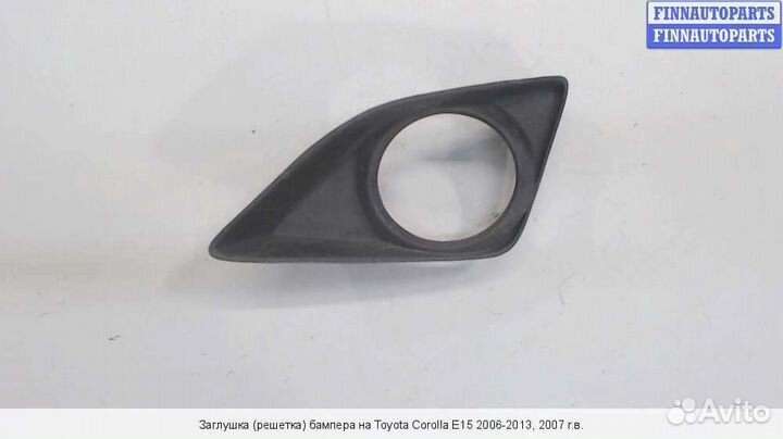 Заглушка бампера левая Corolla E15
