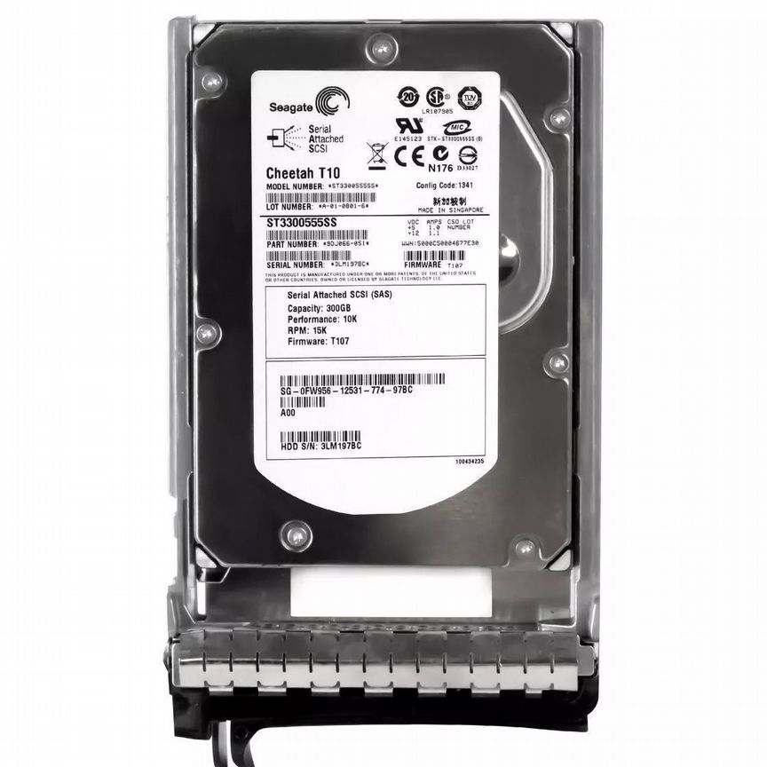 [FW956] Жесткий Диск Dell 300gb Sas 3,5" Hdd Fw956