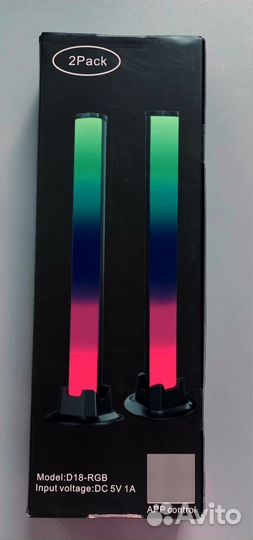 Светодиодные умные RGB-лампы с микрофоном