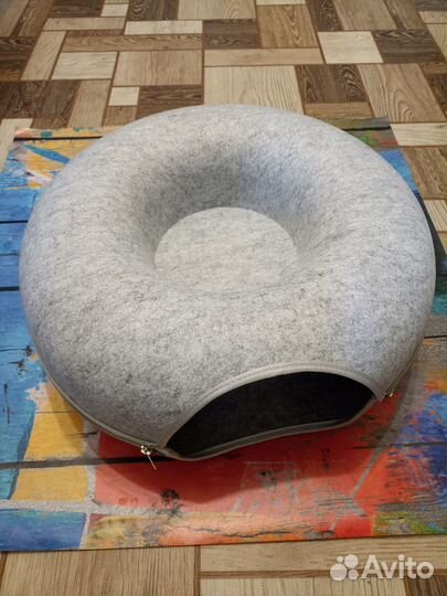 Игровой домик туннель лежанка для кошек, новый